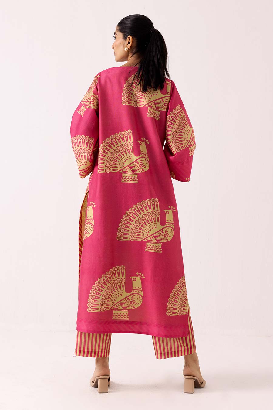 Coral Mayuri Kurta & Pant Set