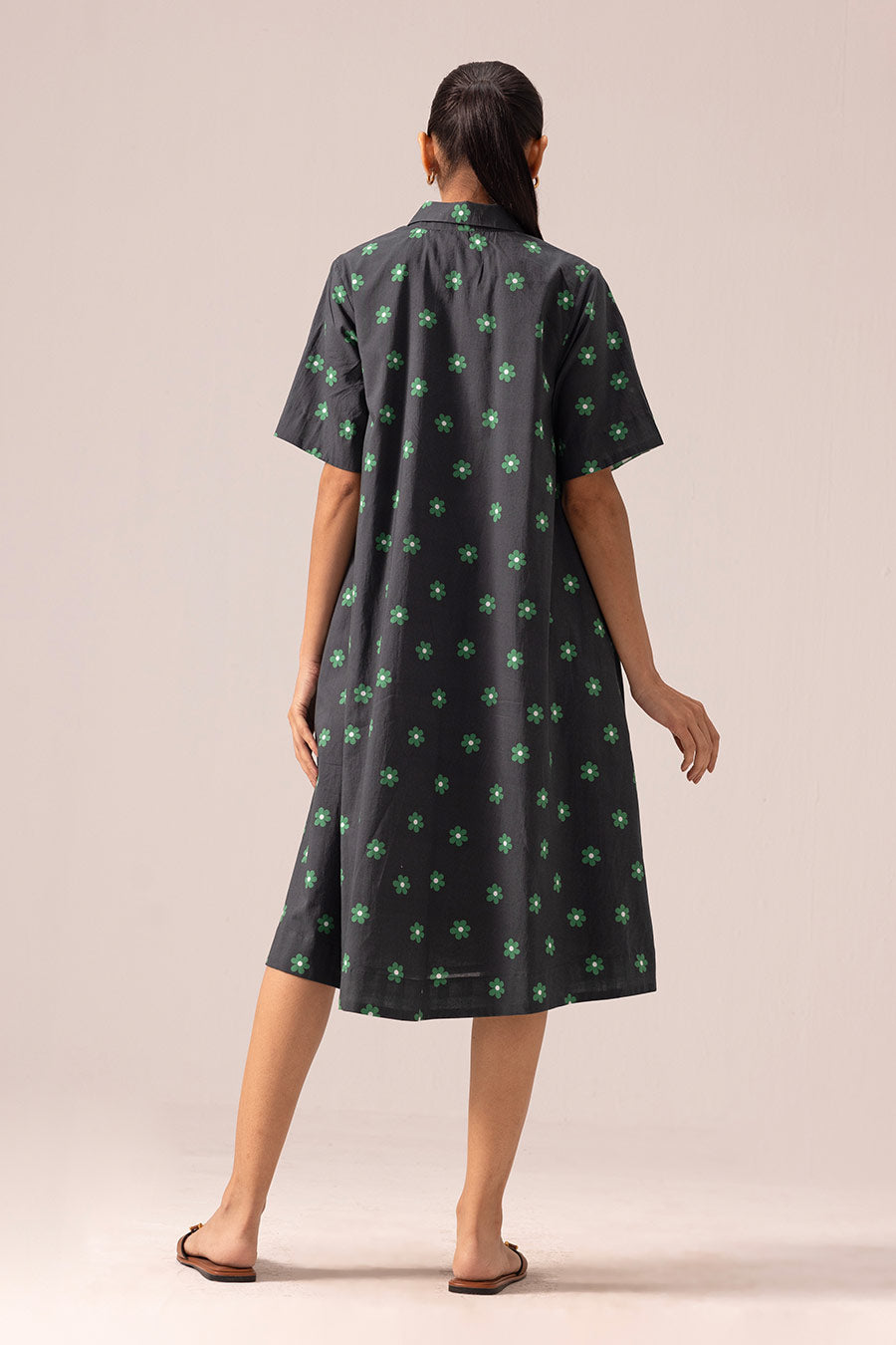 Black Scarlet Printed Dress