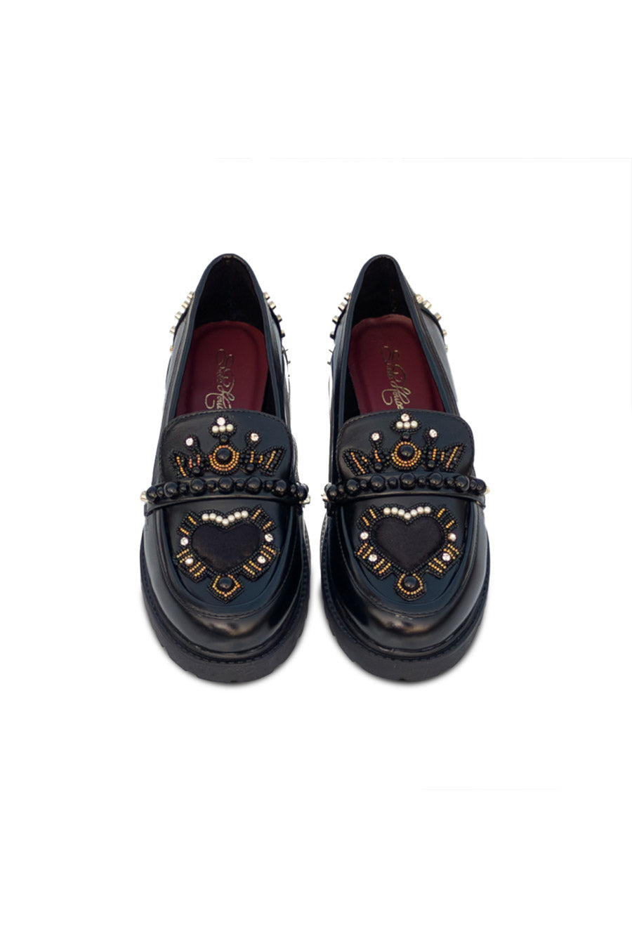 Black Embroidered Dolce Vita Loafers