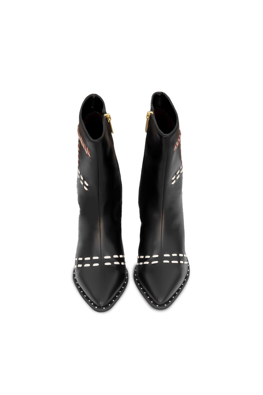 Black Handwoven Melody Boots