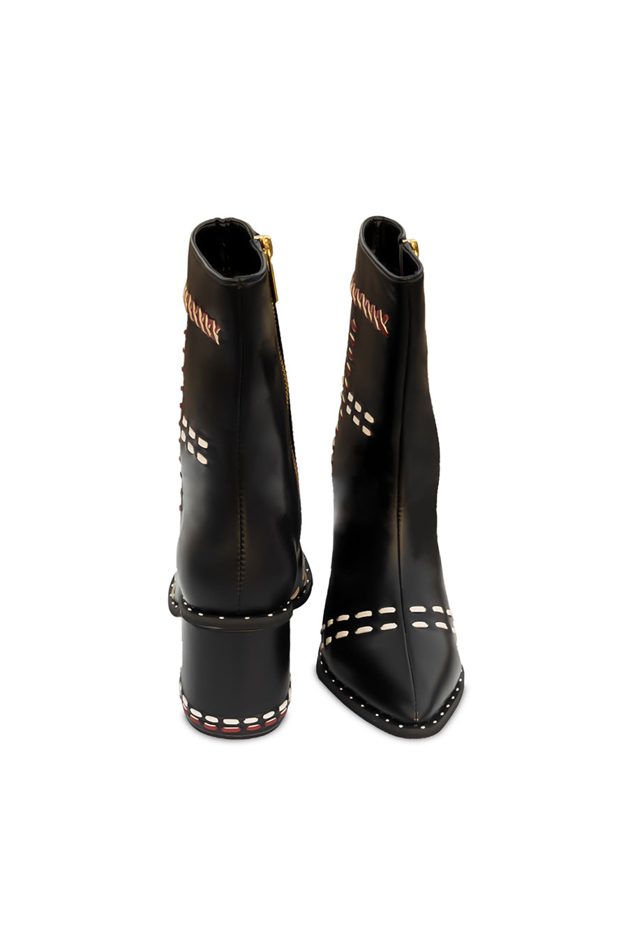 Black Handwoven Melody Boots