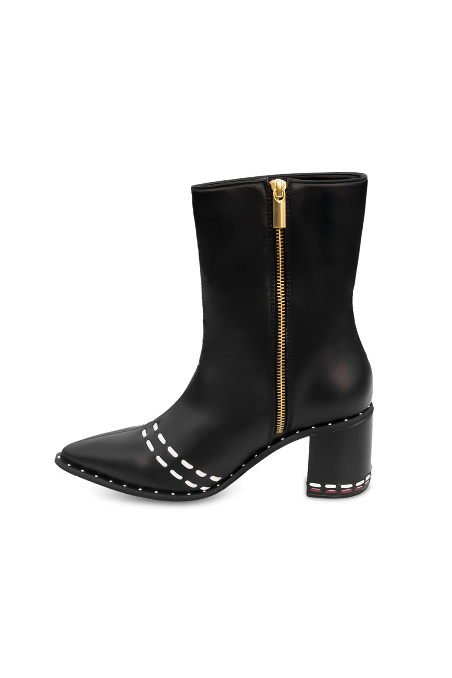 Black Handwoven Melody Boots