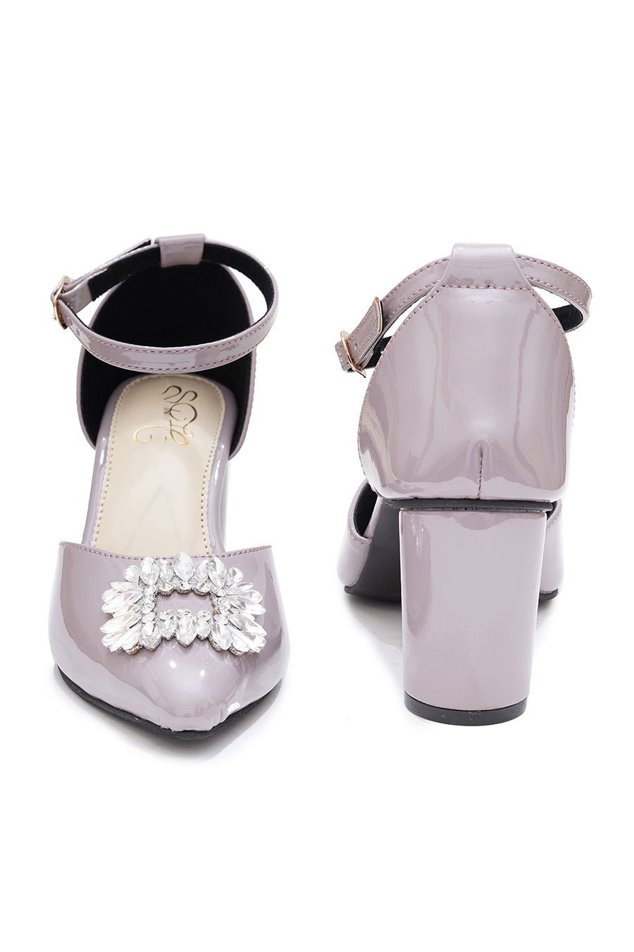 Diva Grey Luxe Heels