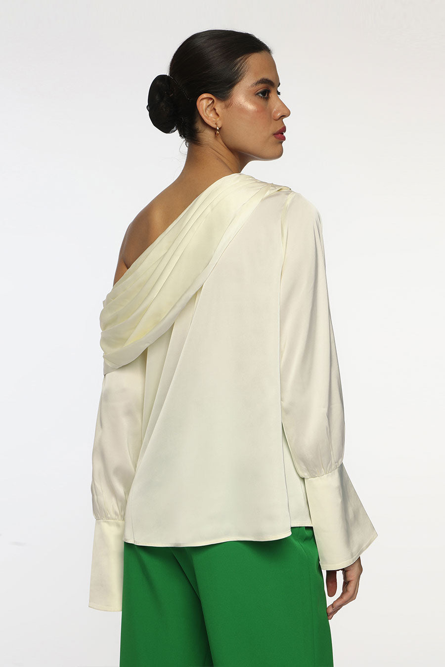 Off-White Bella One-Shoulder Top