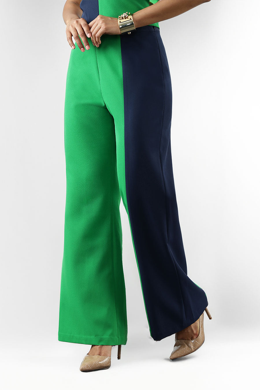 Green & Blue Brandon Pant