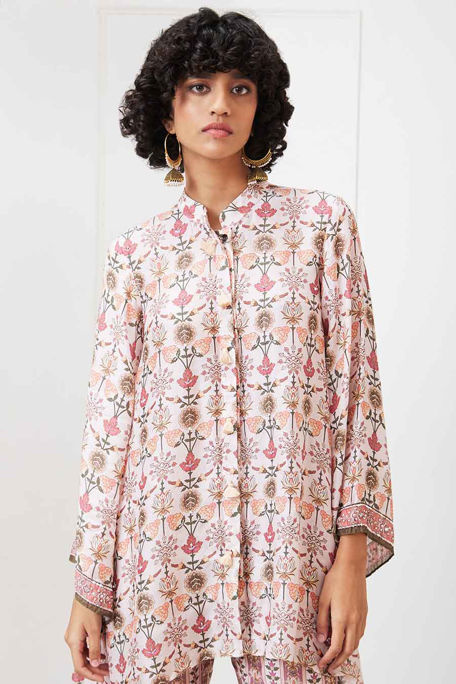 Pink Tabriz Embroidered Co-Ord Set