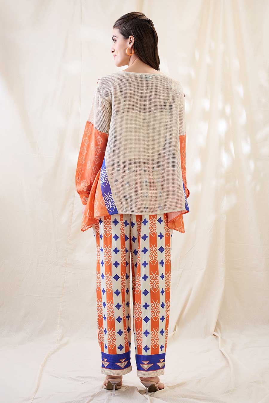 Multicolour Kitchra Applique Co-Ord Set