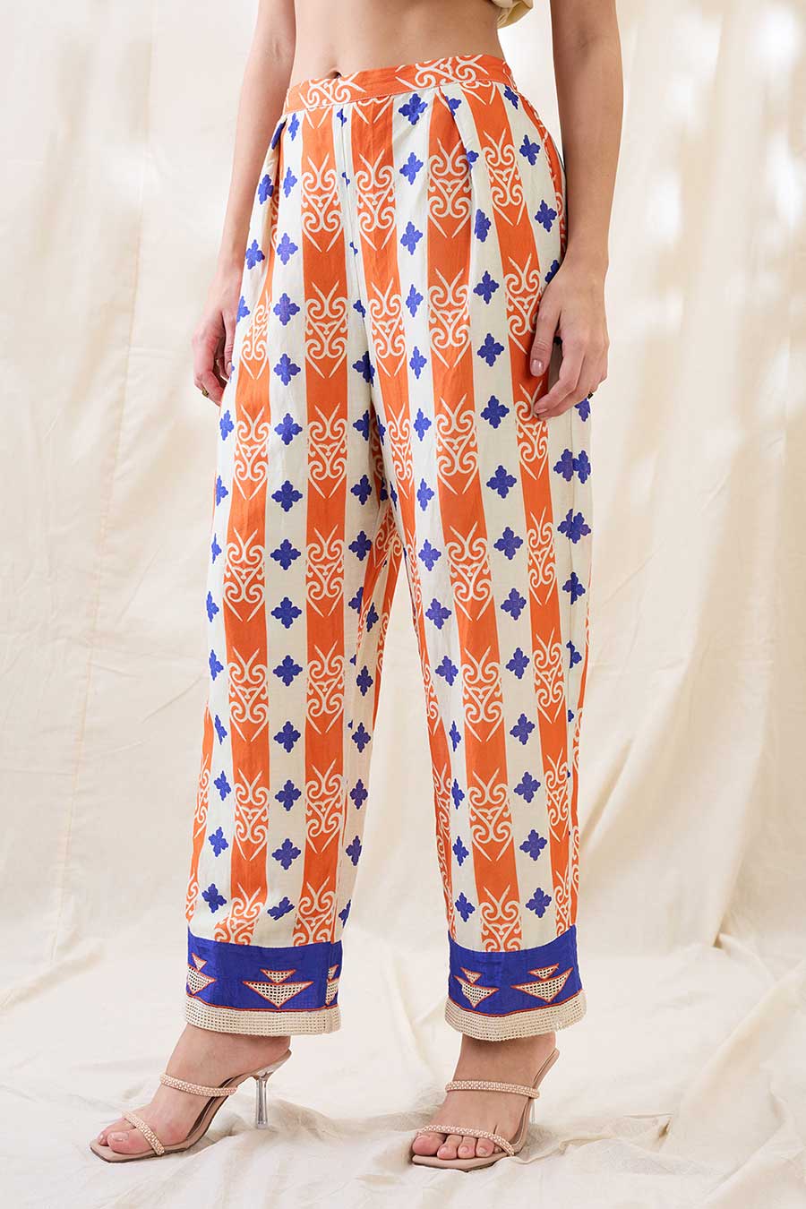 Multicolour Kitchra Applique Co-Ord Set