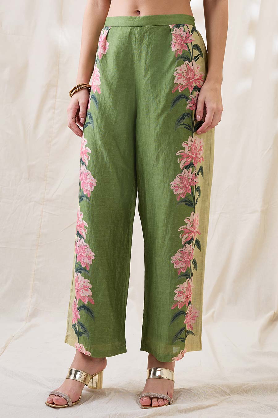 Green Ravya Embellished Co-Ord Set