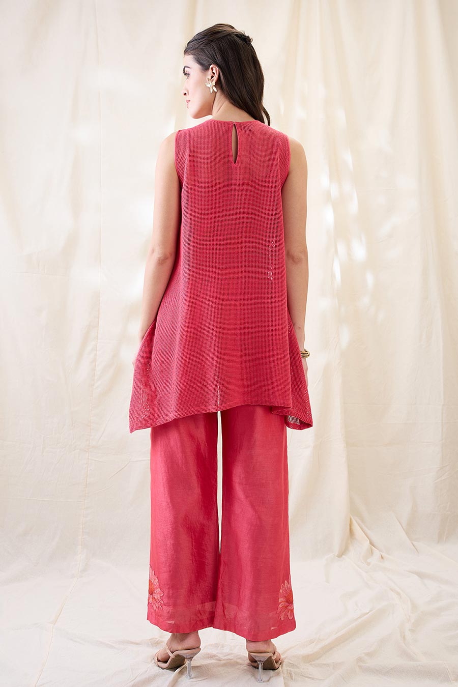 Pink Ravya Applique Co-Ord Set