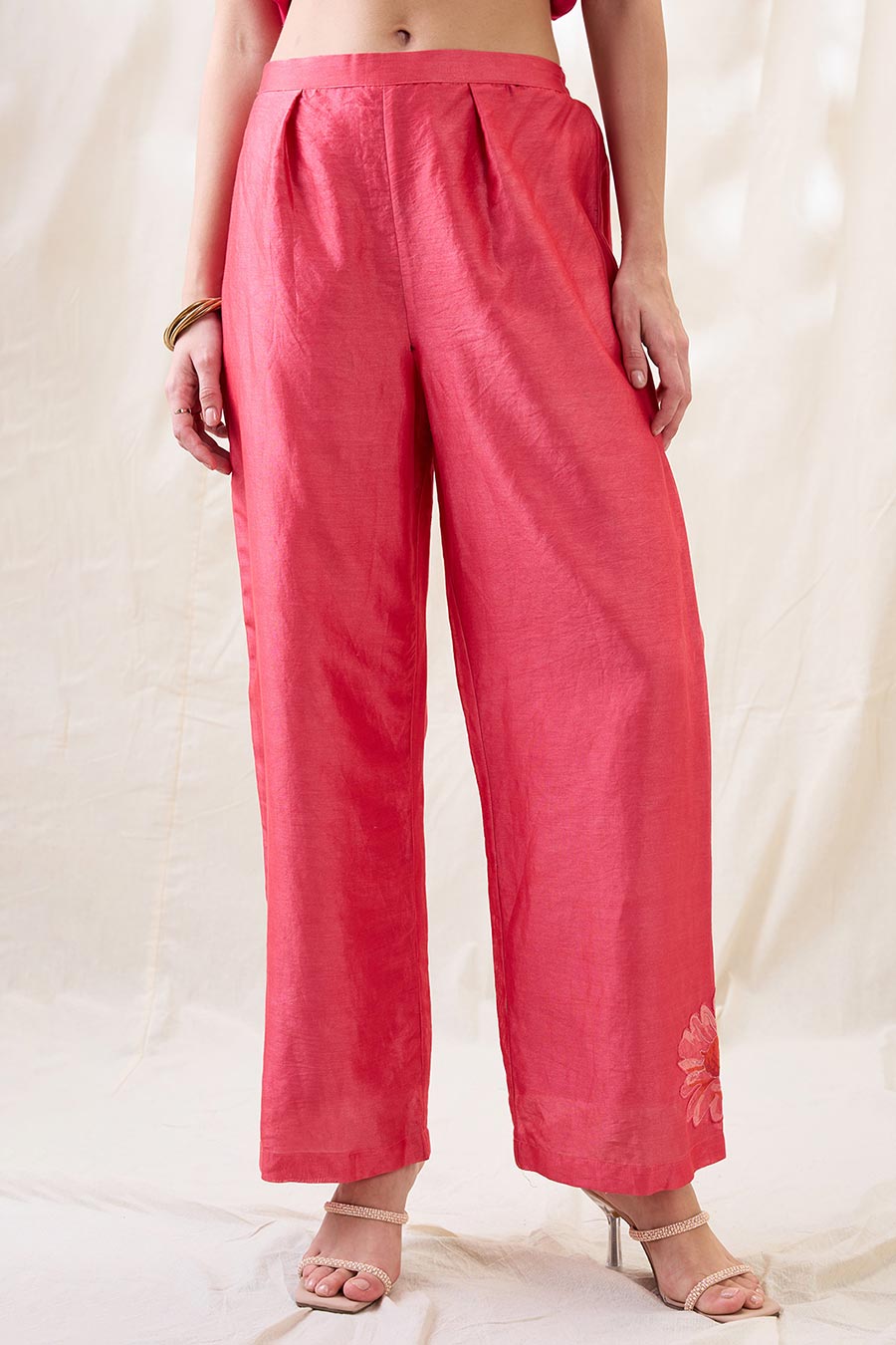Pink Ravya Applique Co-Ord Set