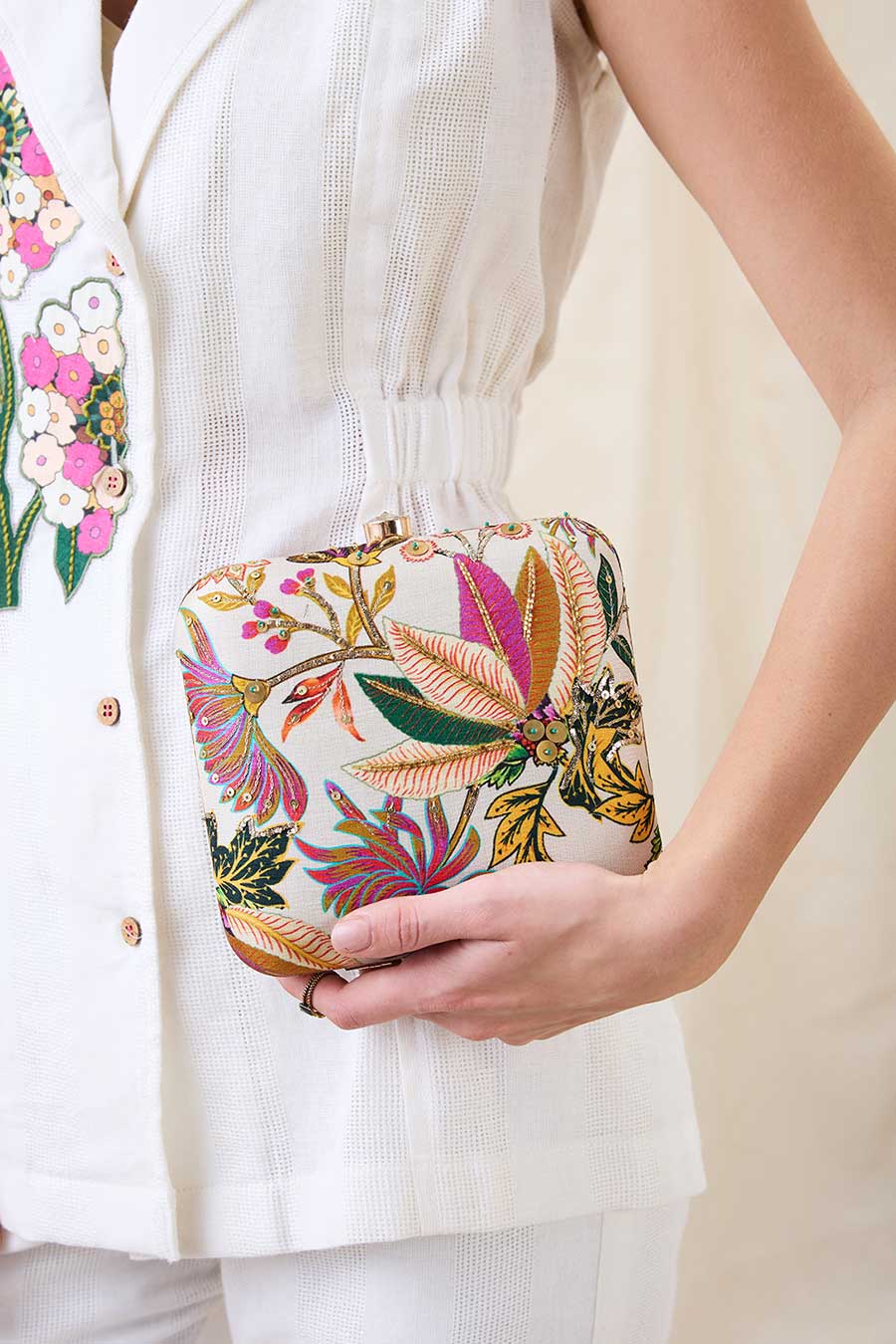 Aarani Embellished Clutch Bag