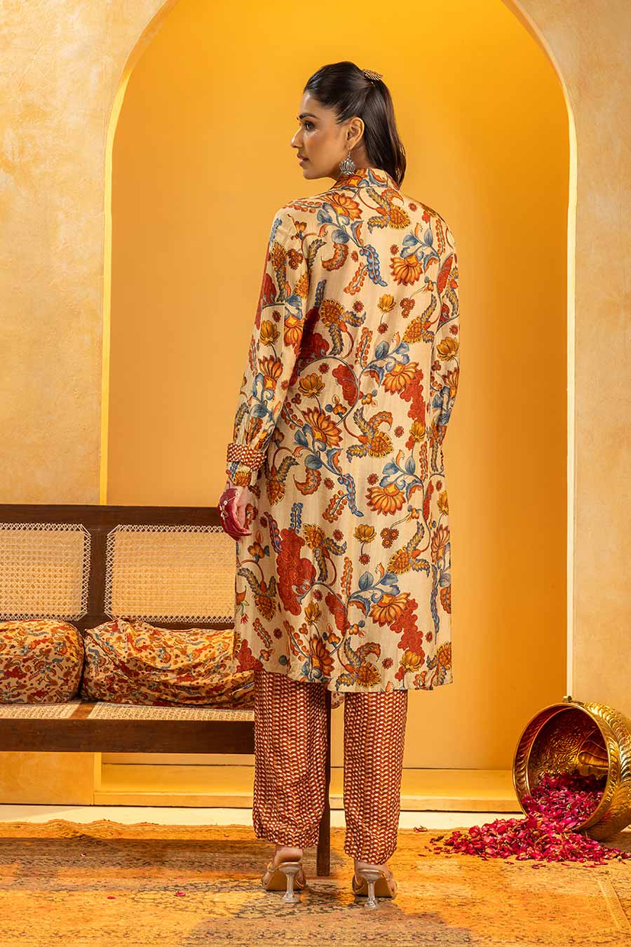 Rangtara Embellished Layered Co-Ord Set