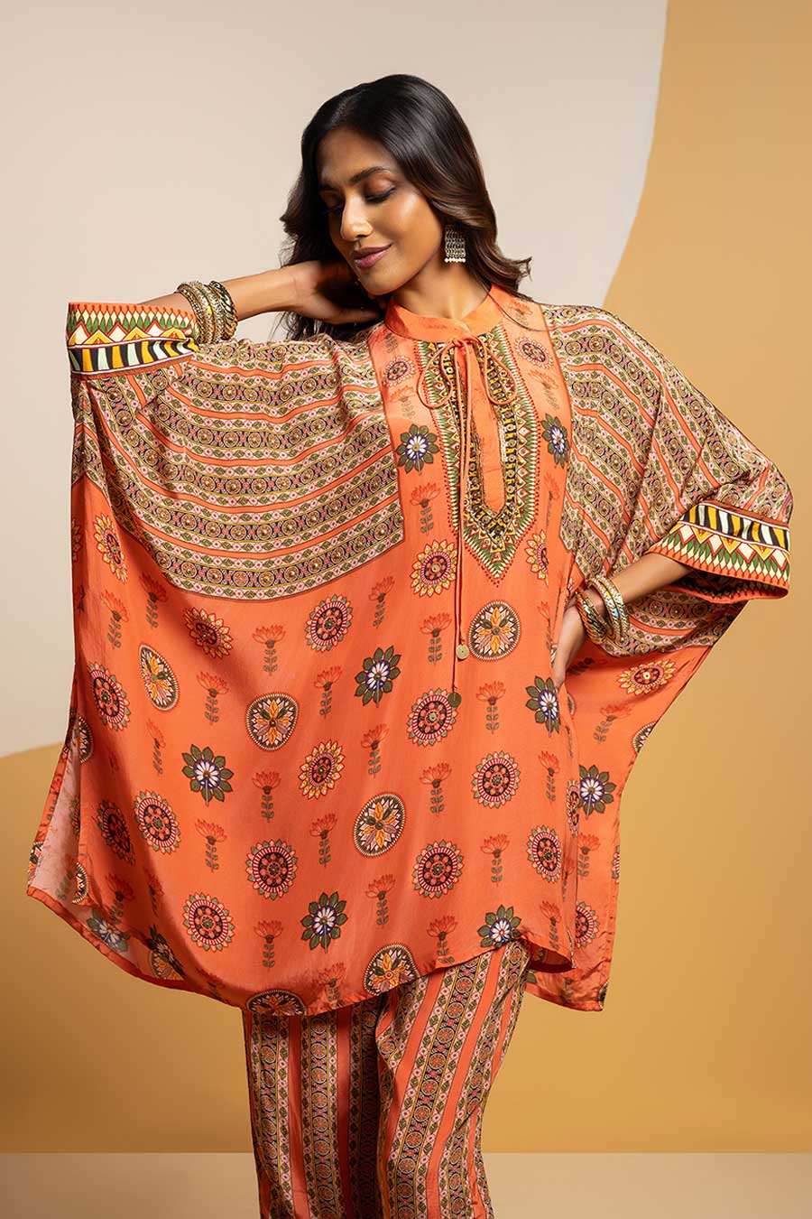 Taarani Embellished Kimono Kurta Set