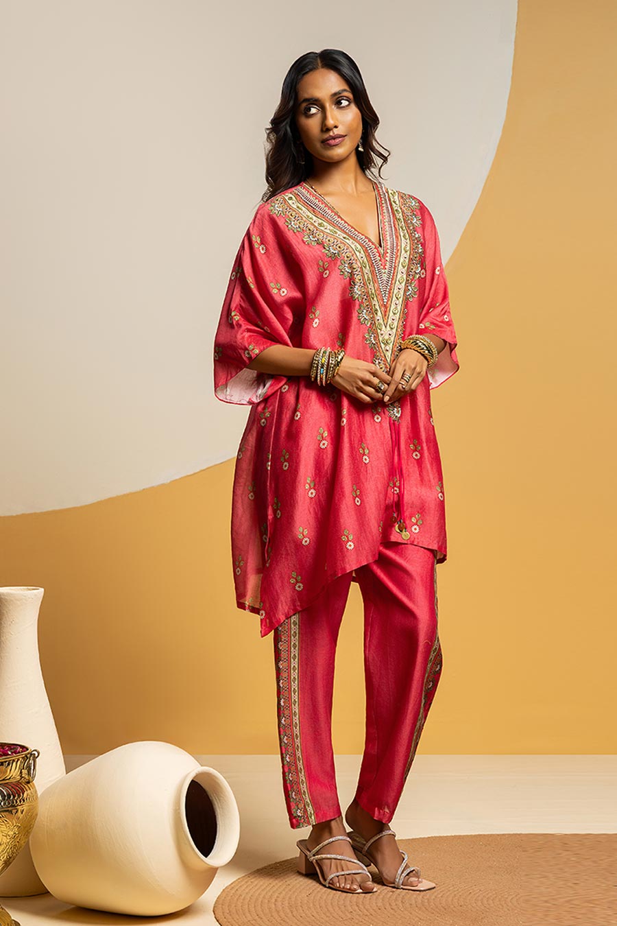 Taarani Pink Embellished Co-Ord Set