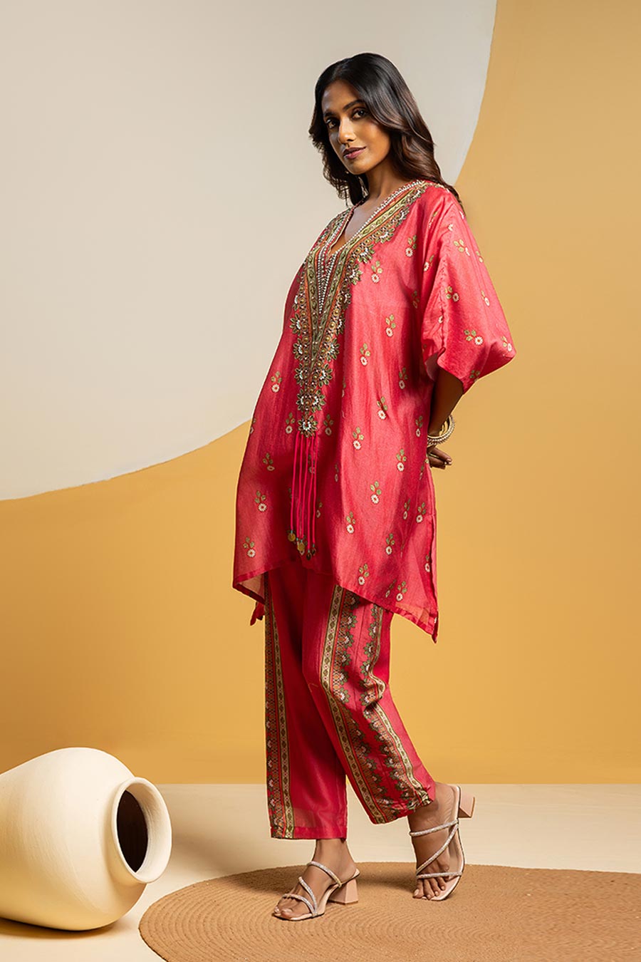 Taarani Pink Embellished Co-Ord Set