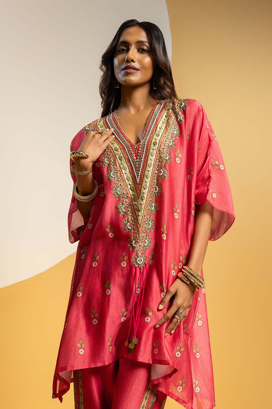 Taarani Pink Embellished Co-Ord Set