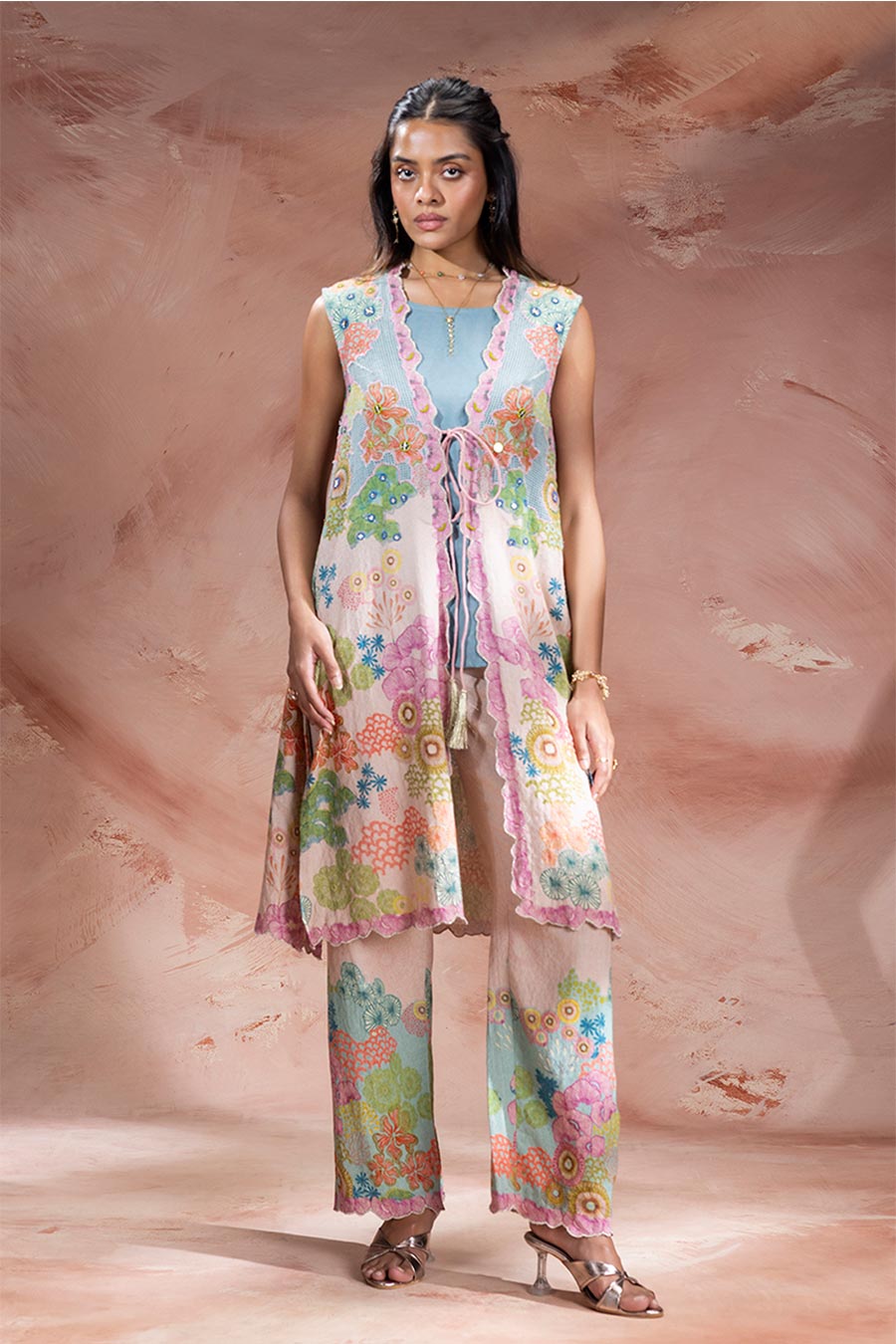 Pinl Kaira Embellished Jacket Co-Ord Set