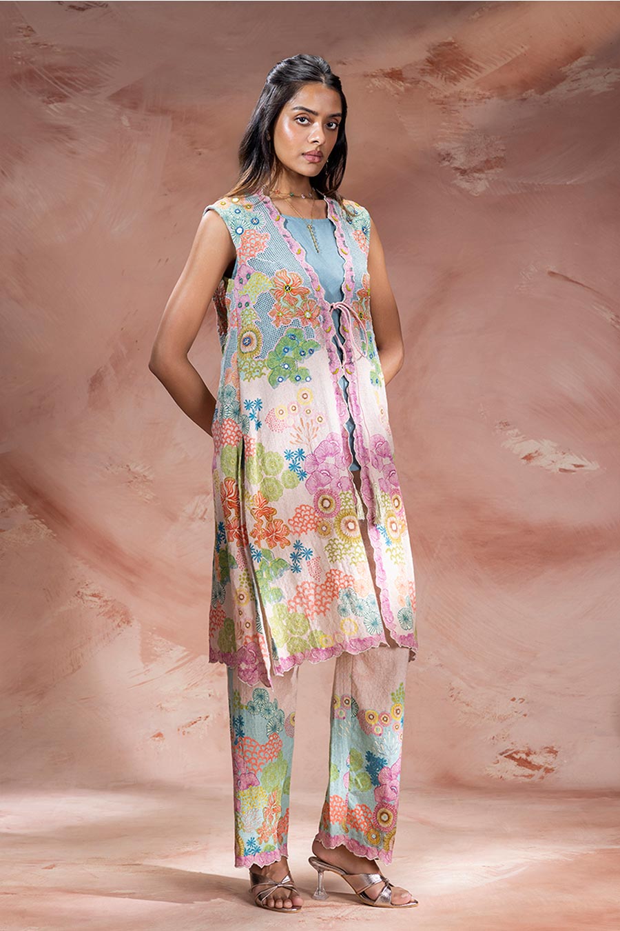 Pinl Kaira Embellished Jacket Co-Ord Set