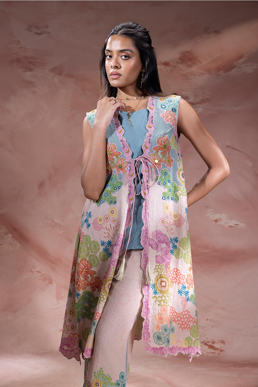 Pinl Kaira Embellished Jacket Co-Ord Set