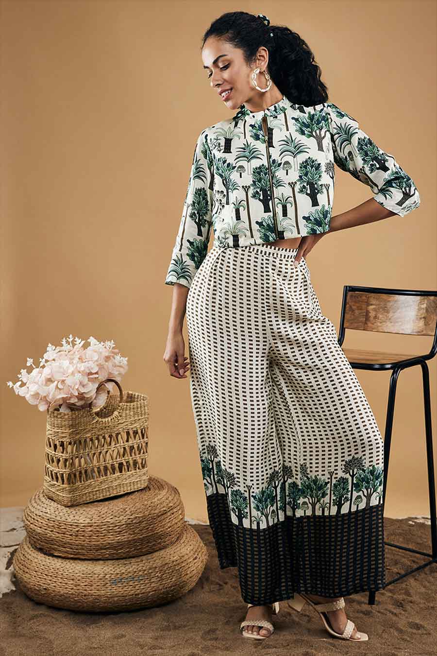 White Palm Bay Printed Co-Ord Set