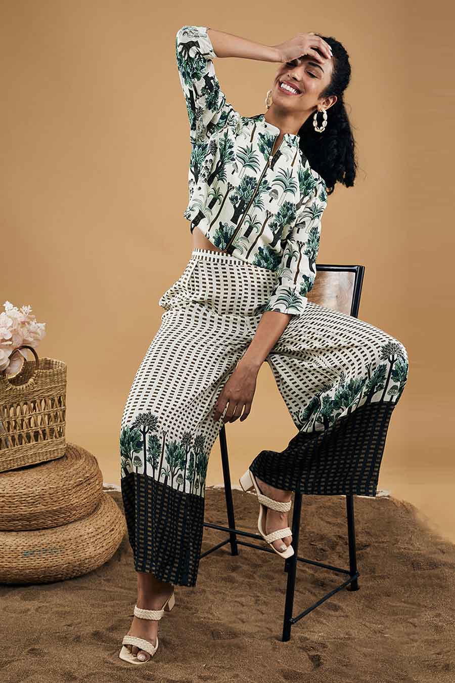 White Palm Bay Printed Co-Ord Set