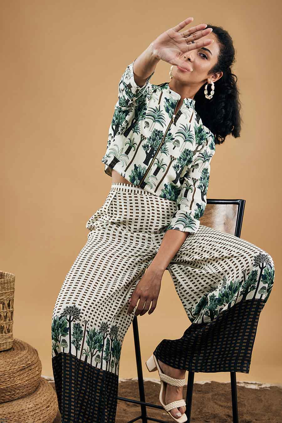 White Palm Bay Printed Co-Ord Set