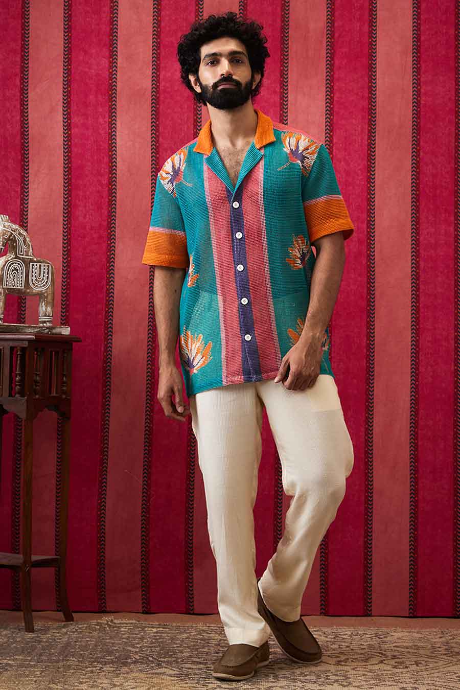 Multicolour Zinnia Shirt & Pant Co-Ord Set
