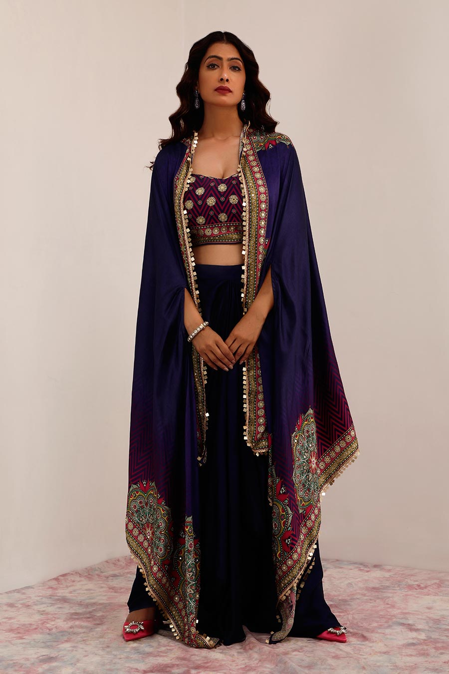 Indigo Kaashni Cape Co-Ord Set