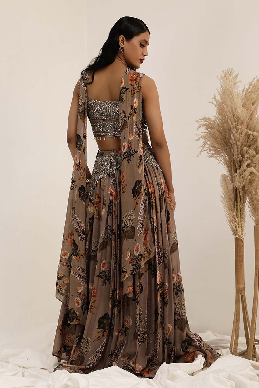 Judge Grey Aaina Embellished Lehenga Set