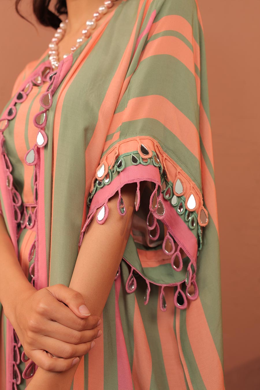Multicolour Cassata Printed Shrug Co-Ord Set
