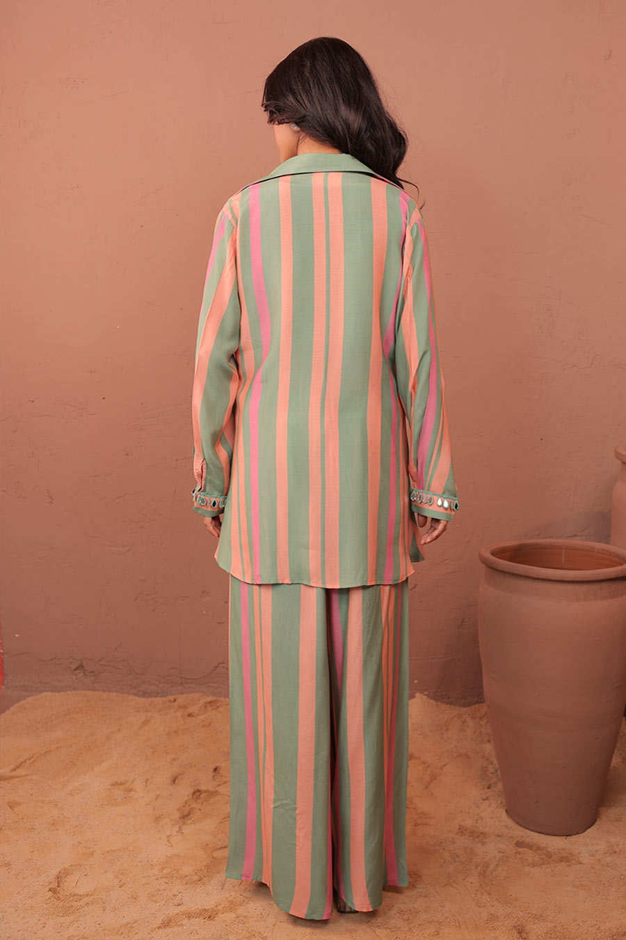 Multicolour Cassata Printed Shirt & Pant Co-Ord Set