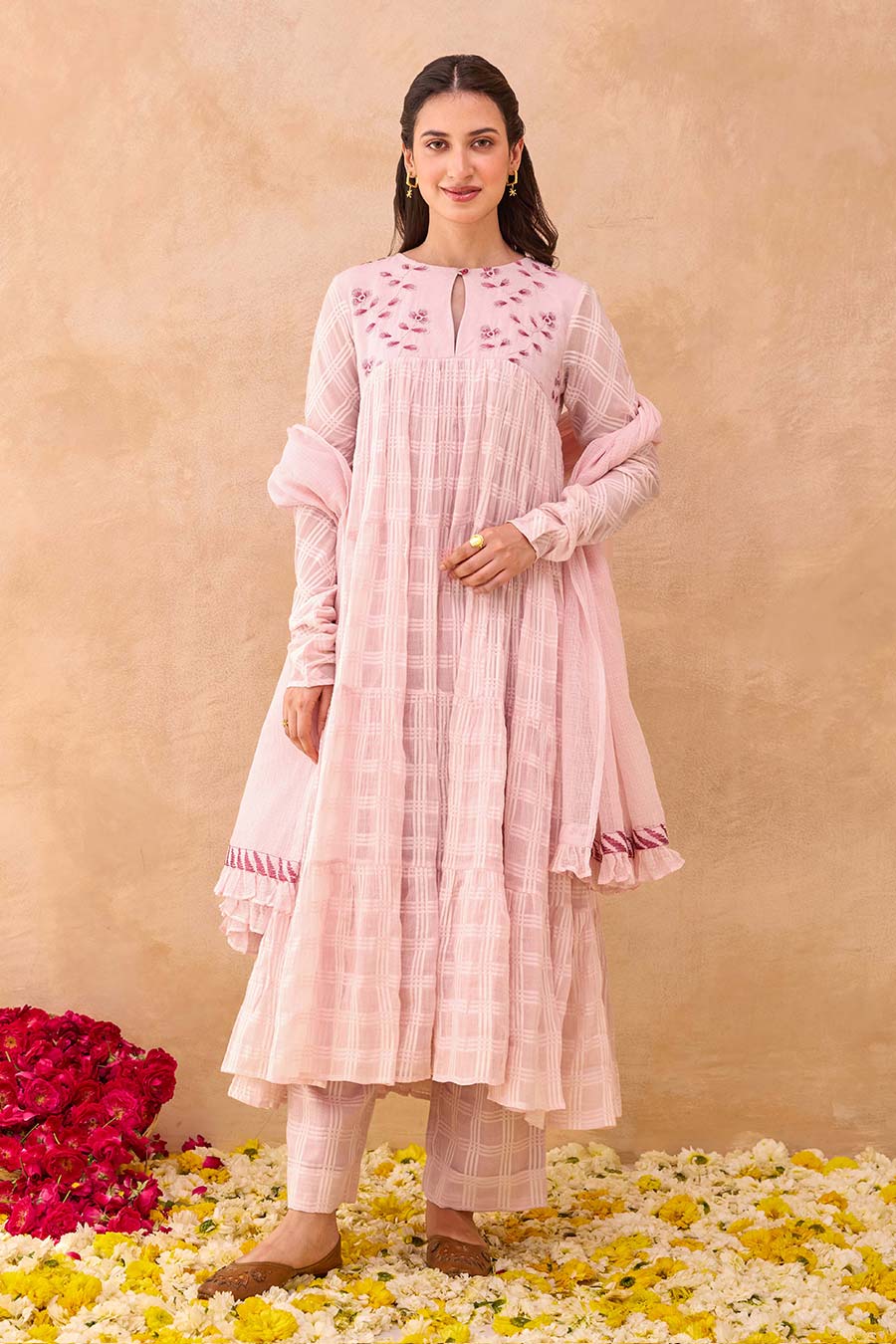 Pink Affair Embroidered Kurta Set