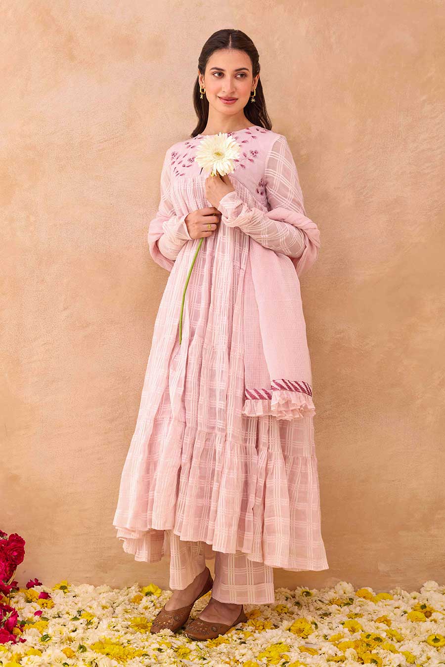 Pink Affair Embroidered Kurta Set