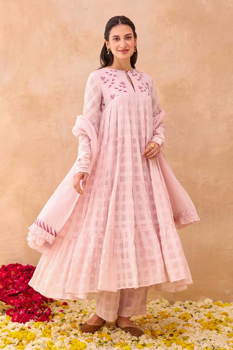 Pink Affair Embroidered Kurta Set