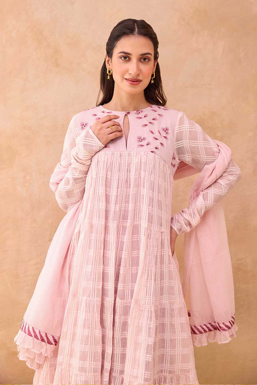 Pink Affair Embroidered Kurta Set