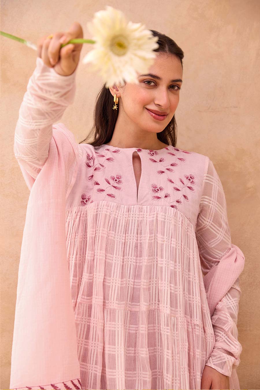 Pink Affair Embroidered Kurta Set