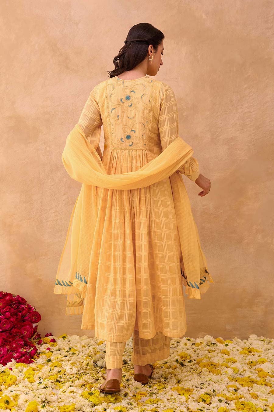 Marigold Muse Embroidered Kurta Set