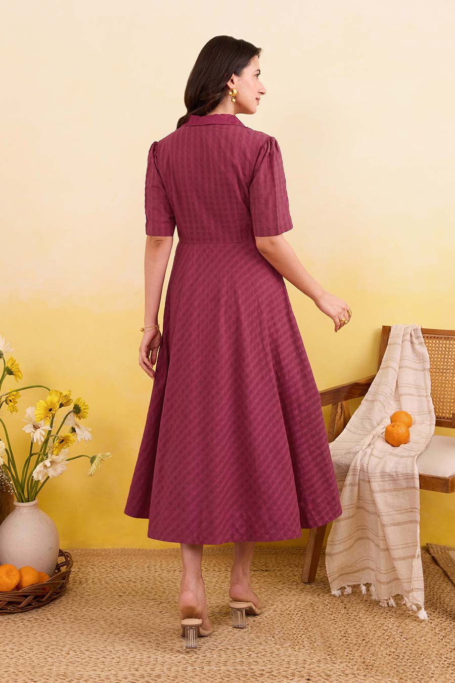 Mulberry Muse Embroidered Dress