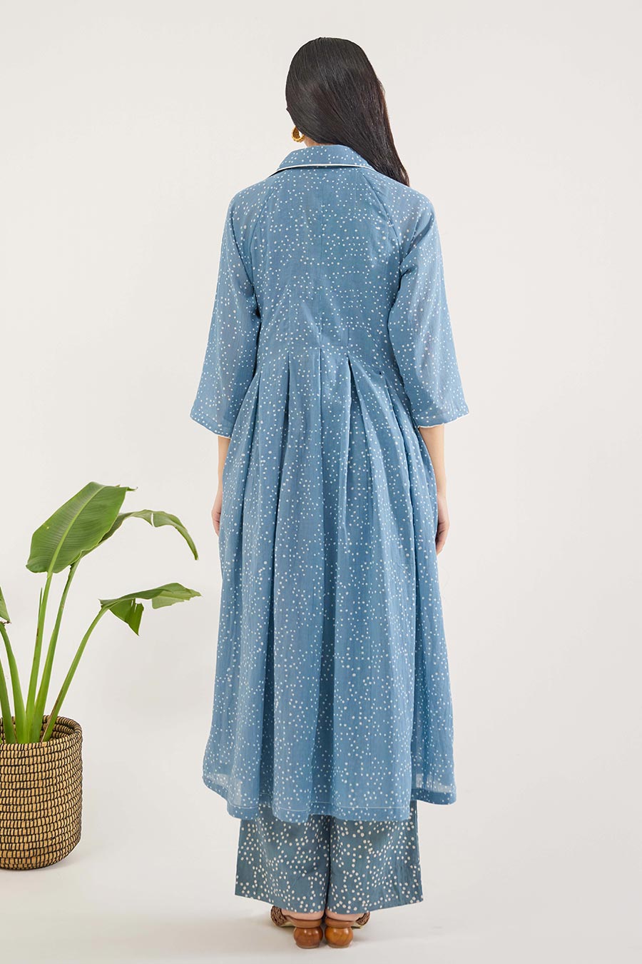 Dewdrop Dance Handblock Print Co-Ord Set