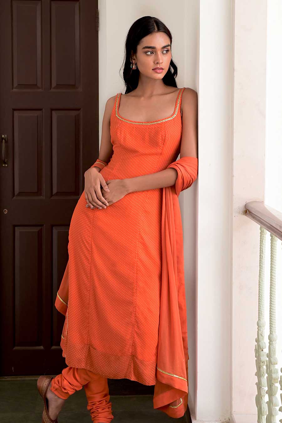 Saffron Zoya Kurta Set