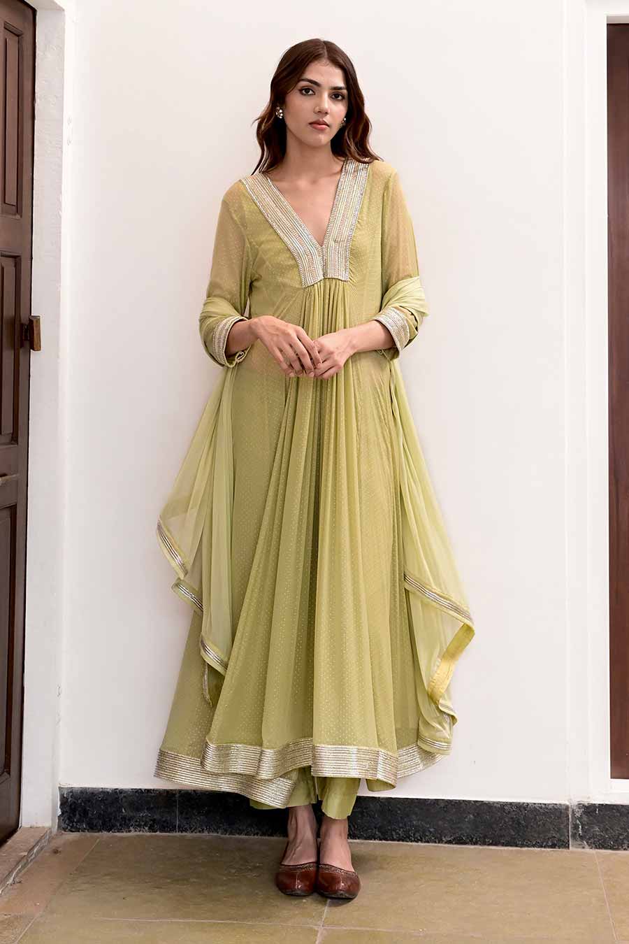 Pista Green Inaya Kurta Set