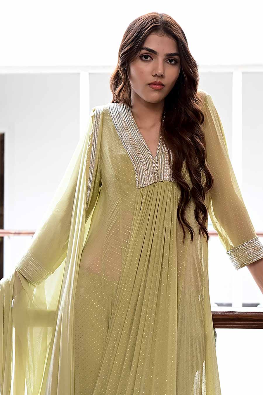 Pista Green Inaya Kurta Set