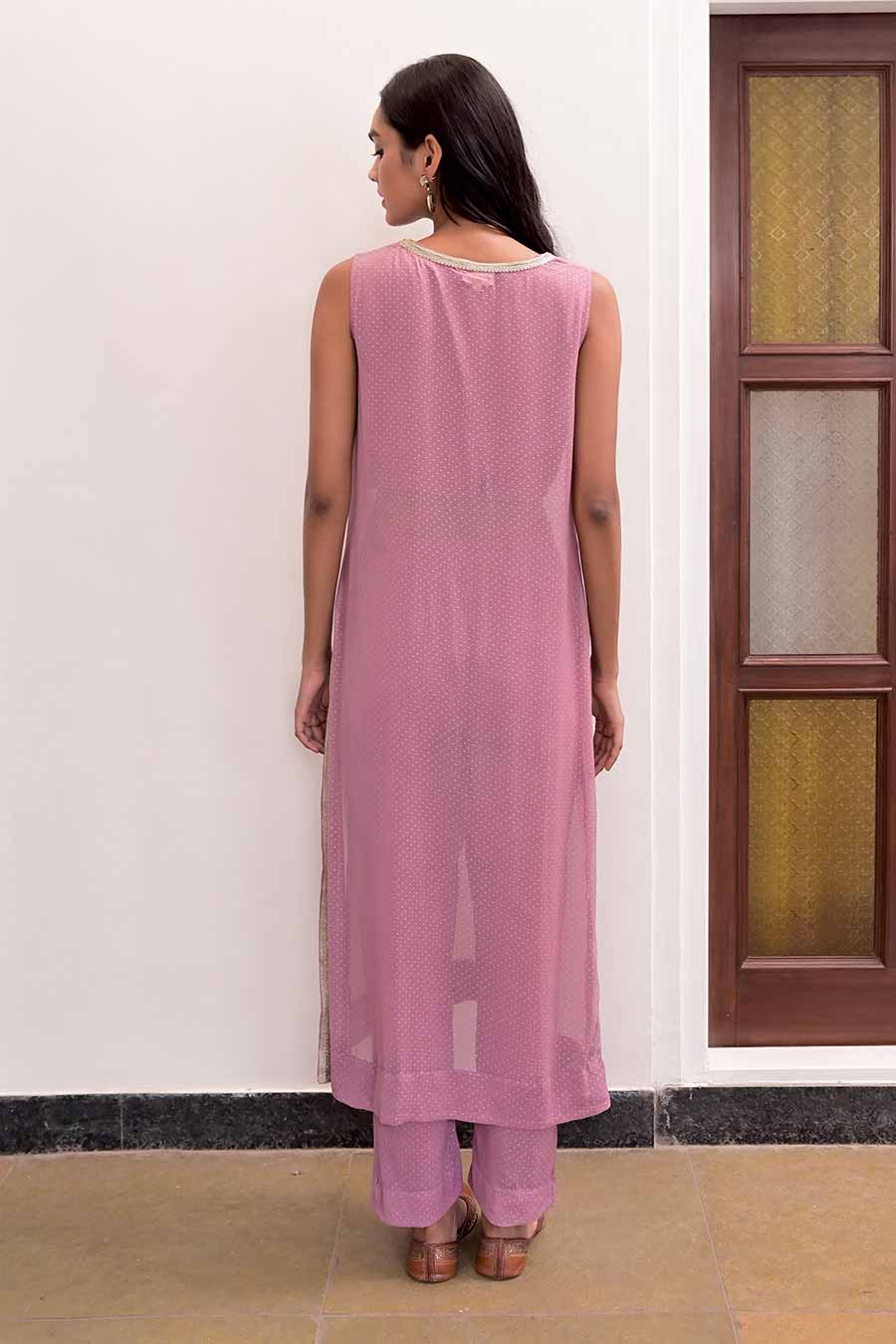 Lavender Zohra Kurta & Pant Set