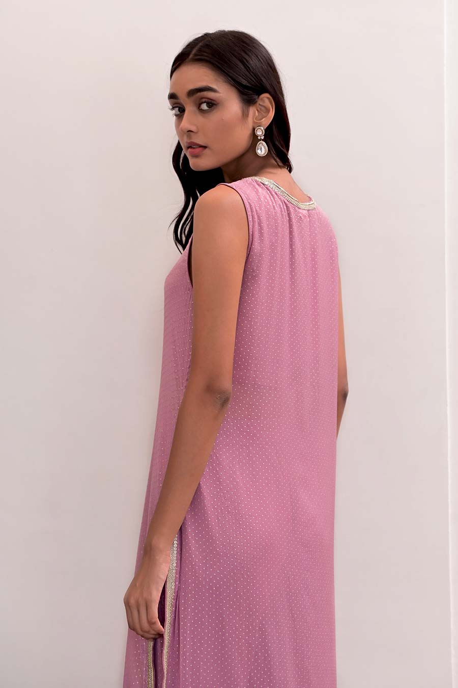 Lavender Zohra Kurta & Pant Set