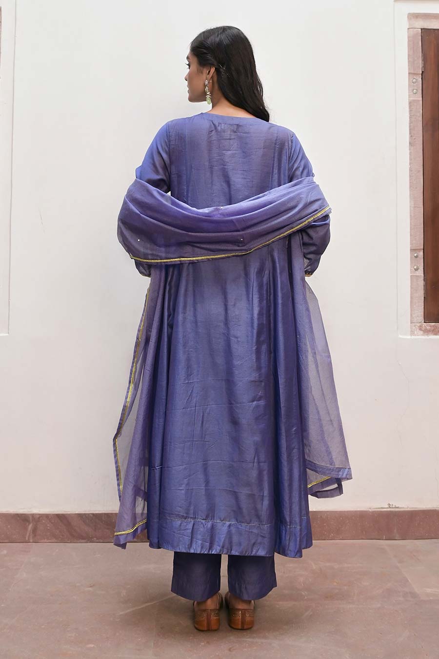 Berry Blue Shehnaaz Kurta Set