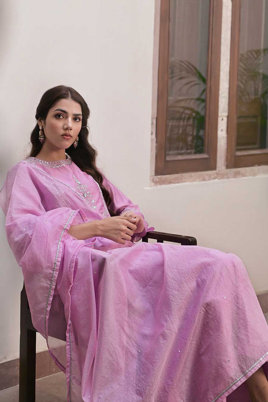 Lavender Fiza Kurta Set