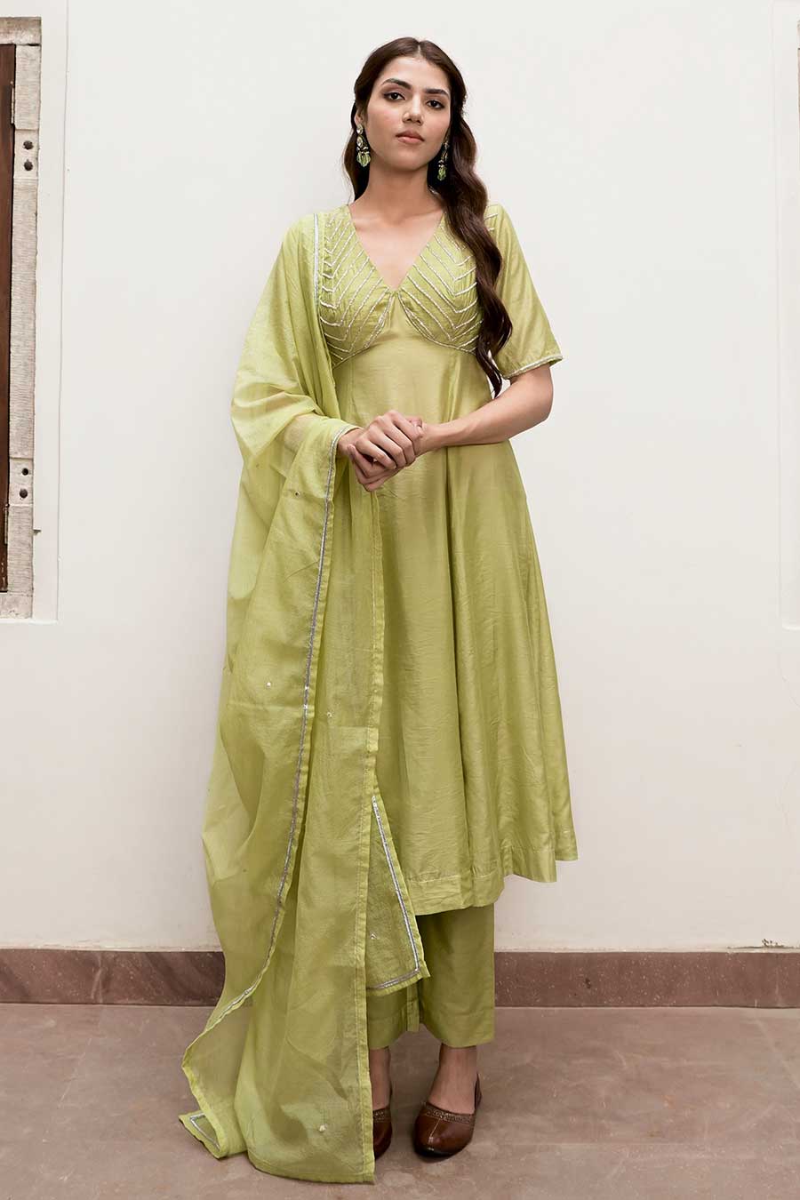 Pista Green Noor Kurta Set