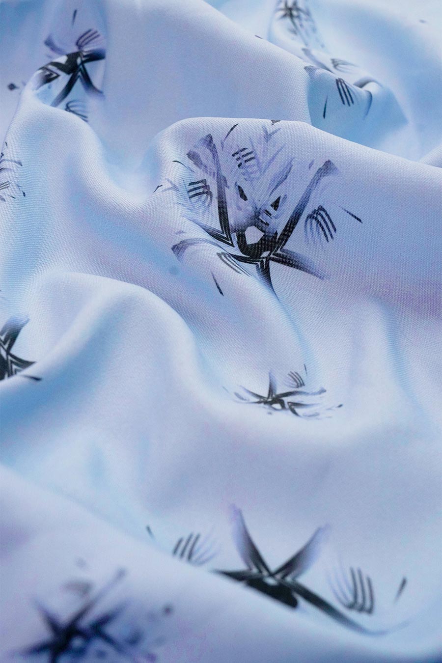 Blue Auralith Printed Maxi Dress