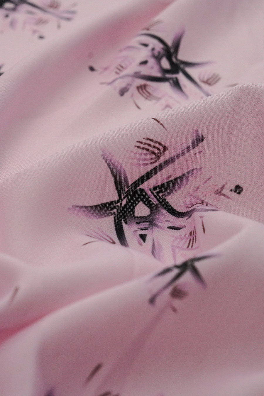 Pink Auralith Printed Maxi Dress